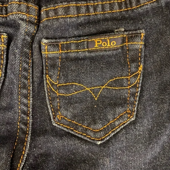 Polo Ralph Lauren Baby Boys Dark Wash Jeans Size 9M - Picture 4 of 5